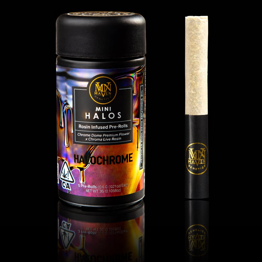 Halochrome Mini Halos Infused Pre-Rolls 5-Pack [3g]