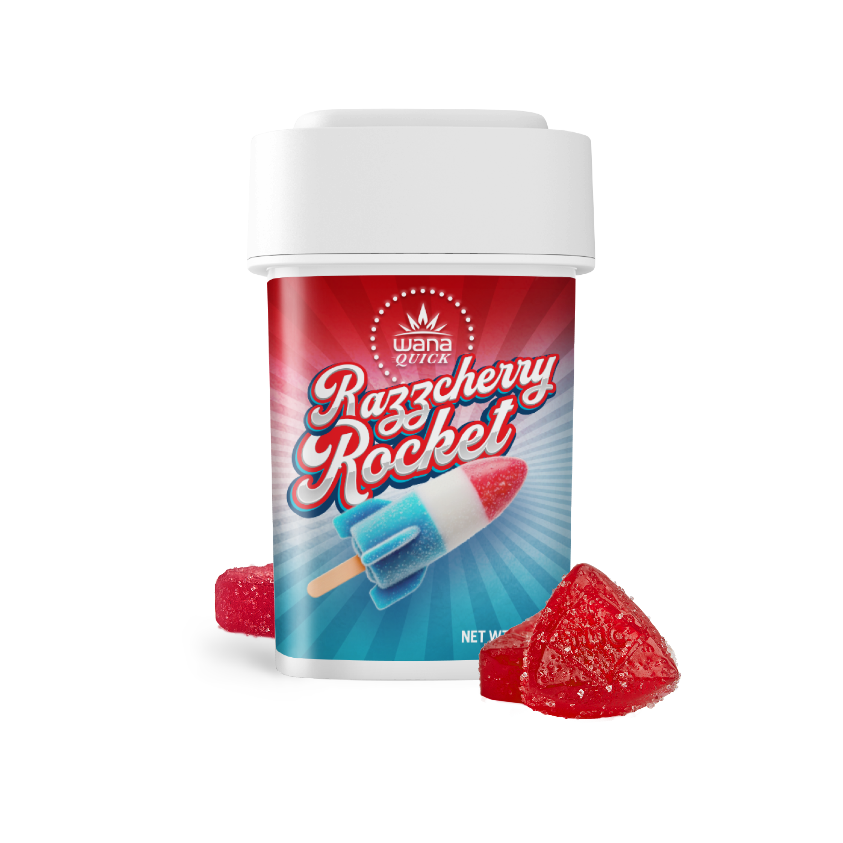 Razzcherry Rocket - Sativa [10pk] (100mg)