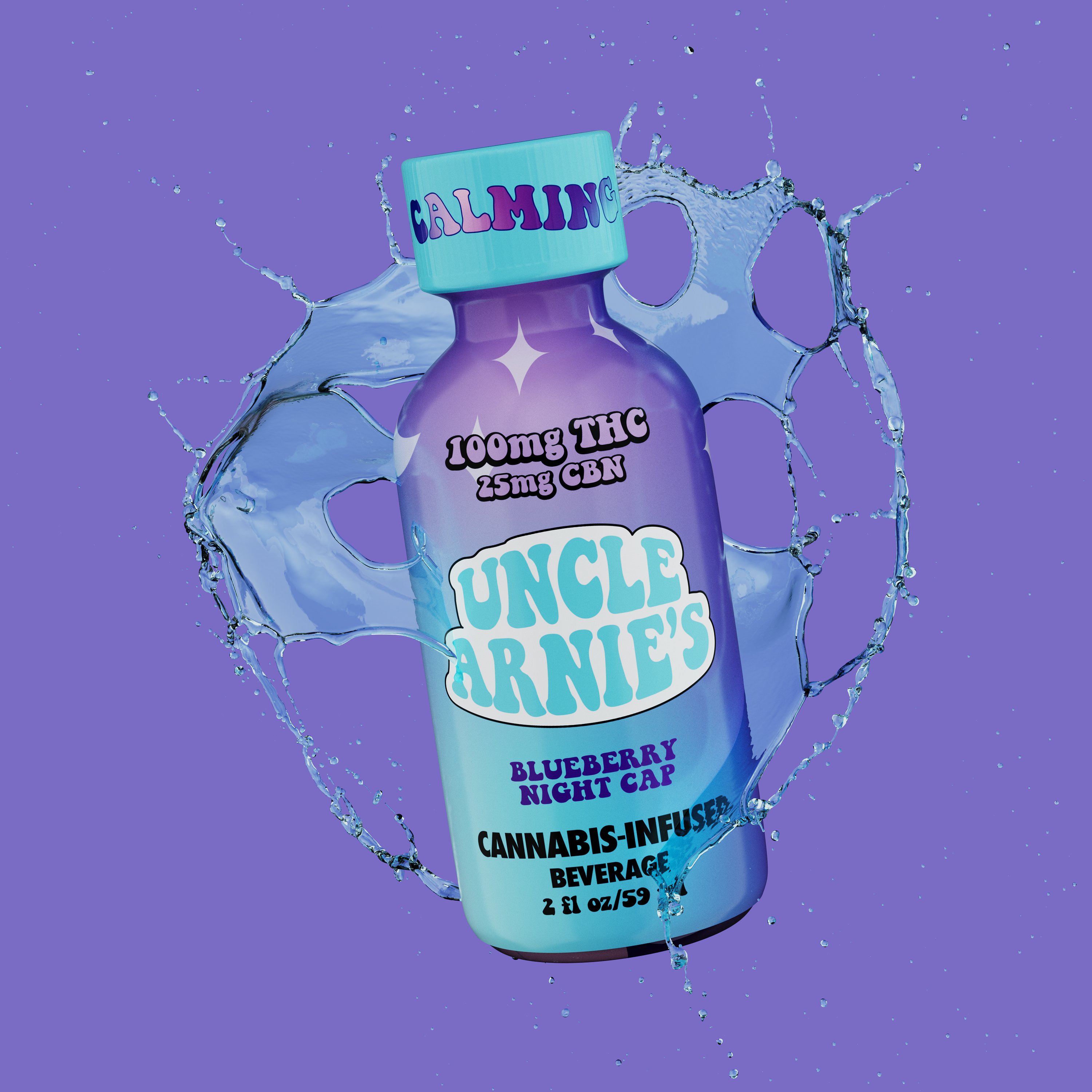 4:1 Blueberry Nightcap [2oz] (100mg THC/25mg CBN)