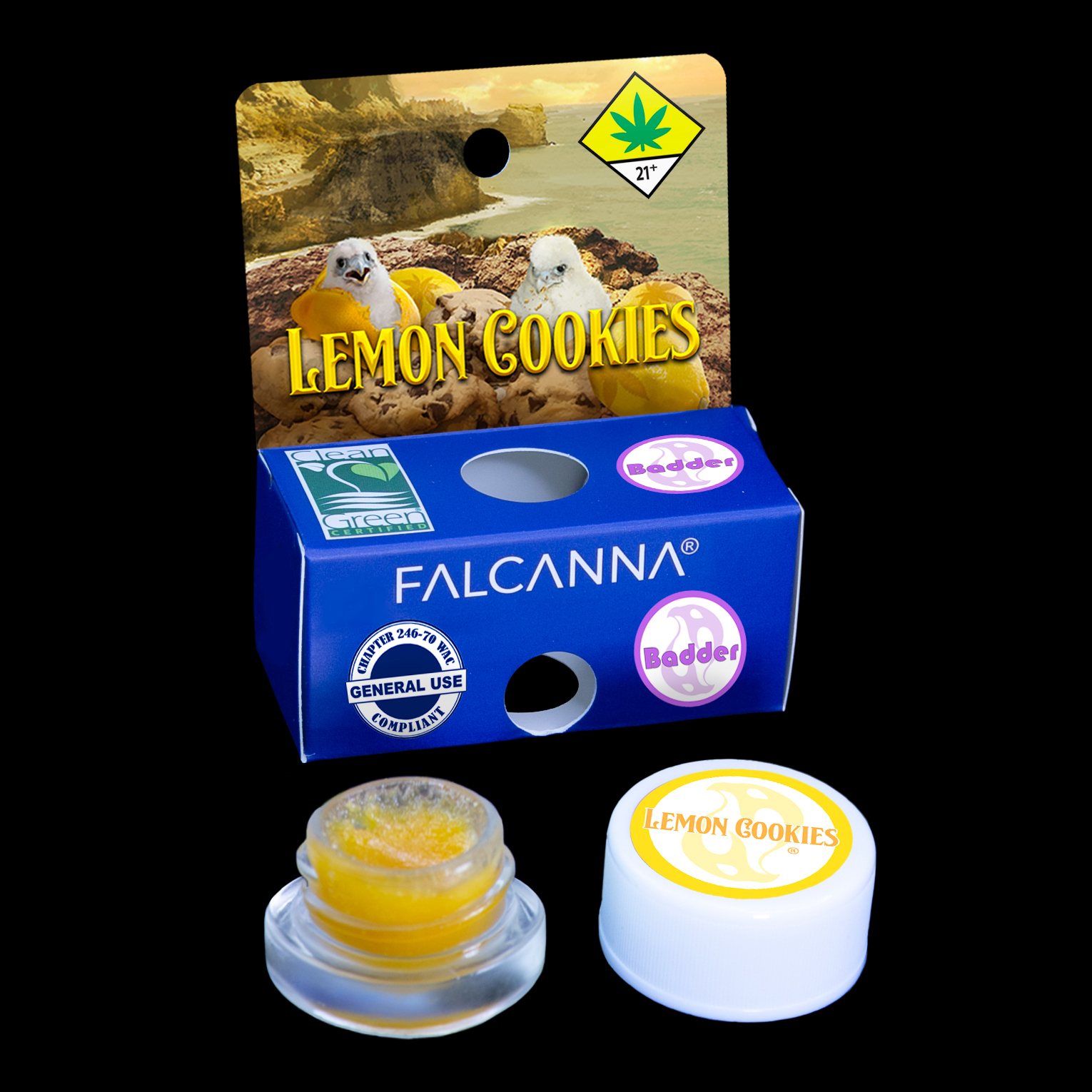 Lemon Cookies Cold Cured Badder