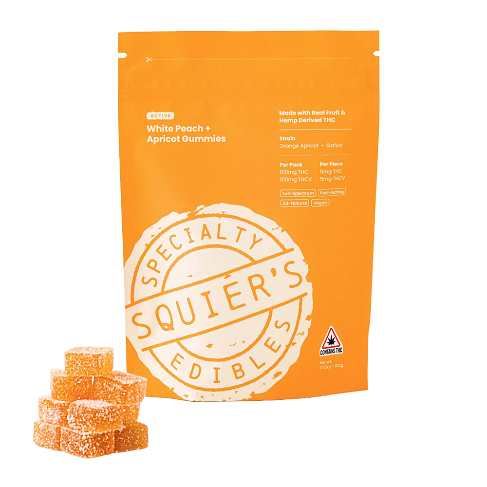 White Peach & Apricot - Active [20pk] (100mg THC/100mg THCV)