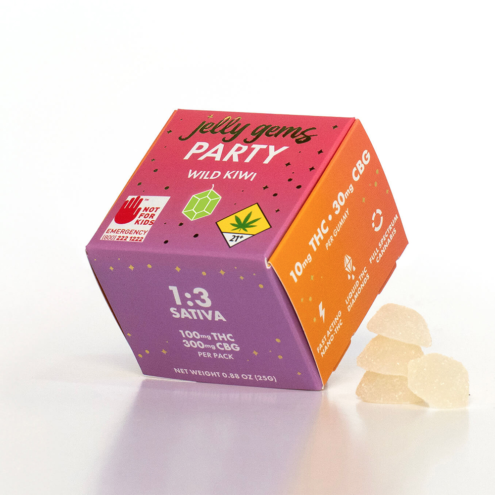 1:3 Wild Kiwi [10pk] (100mg THC/300mg CBG)