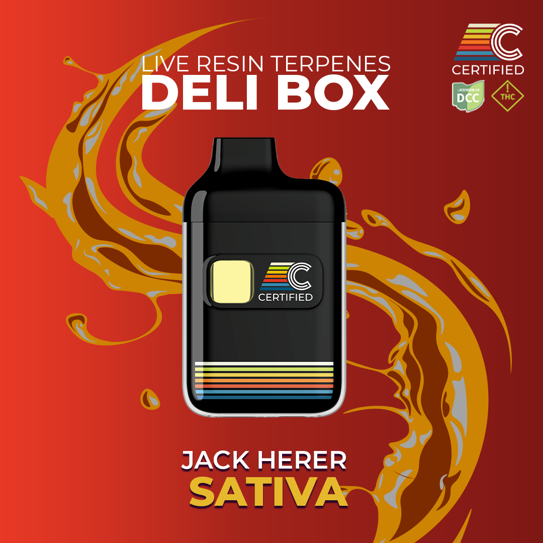 CERTIFIED CULTIVATORS - JACK HERER - LRT DELIBOX DISPOSABLE - [1G] - SATIVA