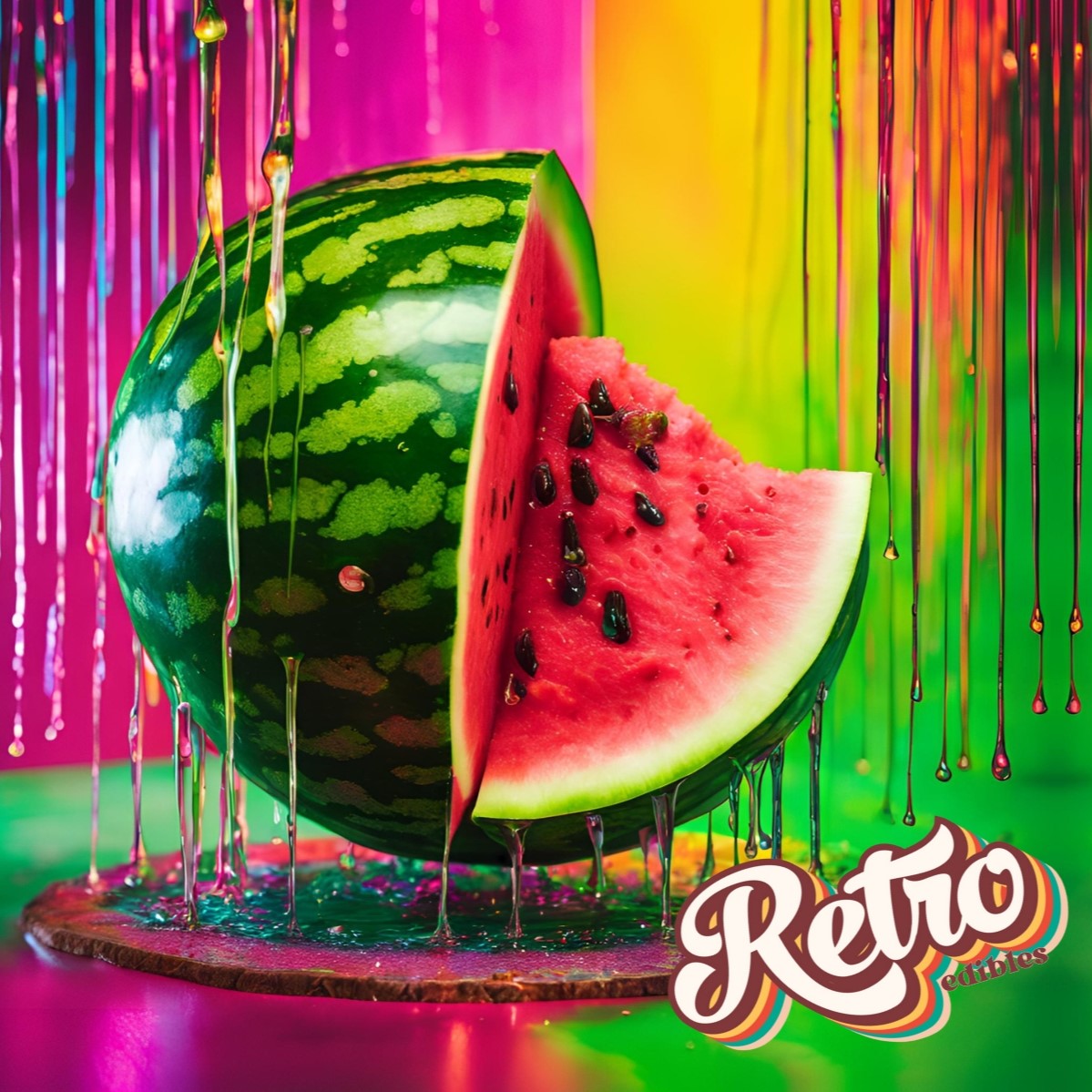 Retro Vibes Syrup - Fast Acting - Watermelon (2000mg)