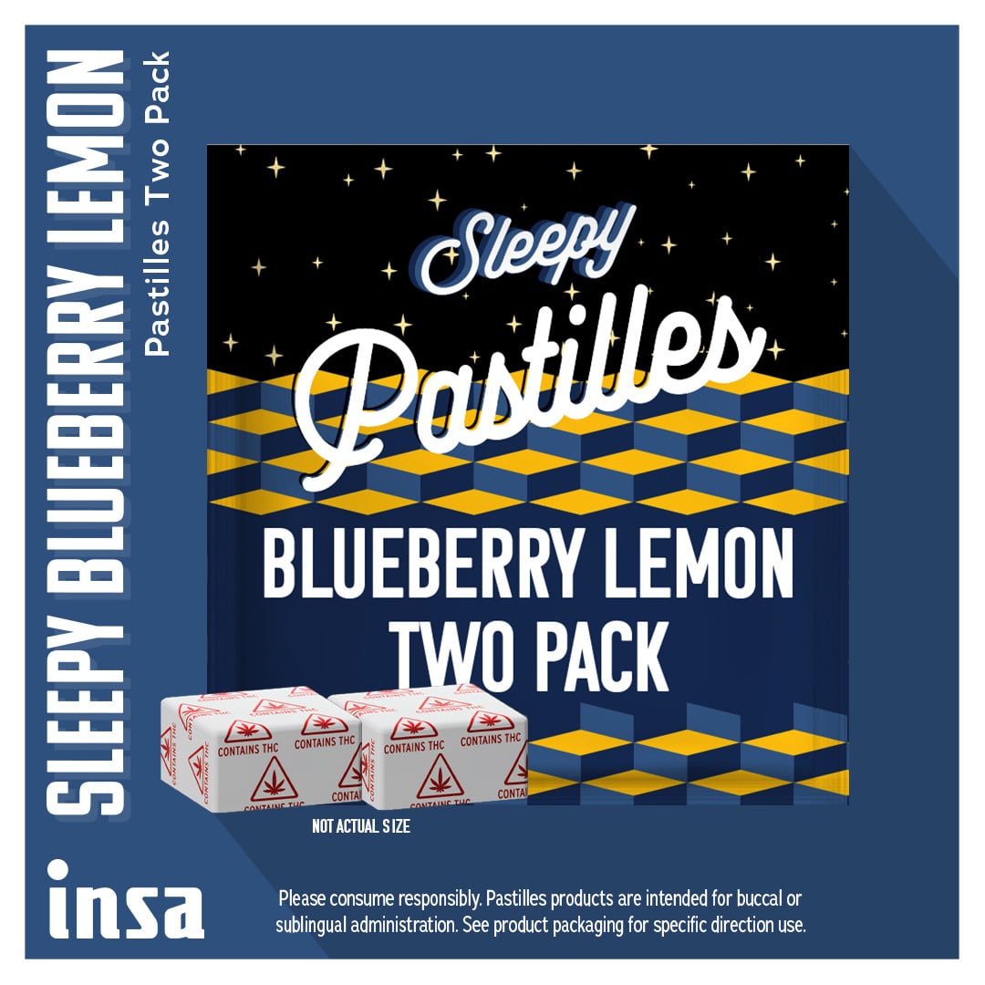 Shop Blueberry Lemon (2:1) [2pk] (40mg THC/20mg CBN) | Insa