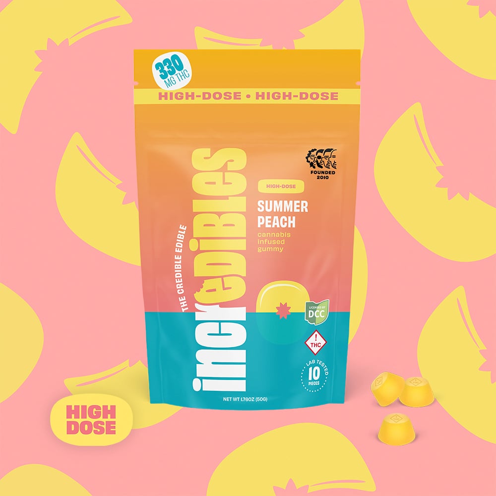 INCREDIBLES - SUMMER PEACH HD - GUMMIES - [330MG] - 10PK