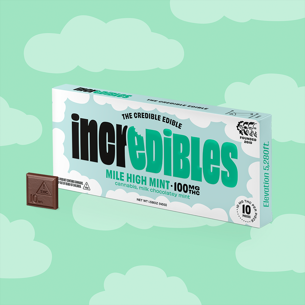 incredibles - Mile High Mint - Chocolate - 100mg