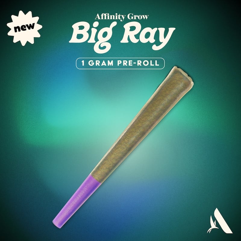 Affinity Grow - Capy (H) Big Ray 1g Pre-Roll 1pk (1g) C0090000672