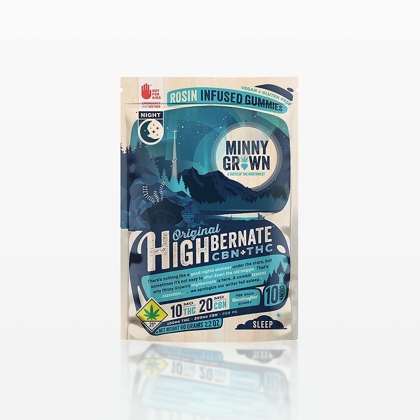 1:2 Highbernate [10pk] (100mg THC/200mg CBN)