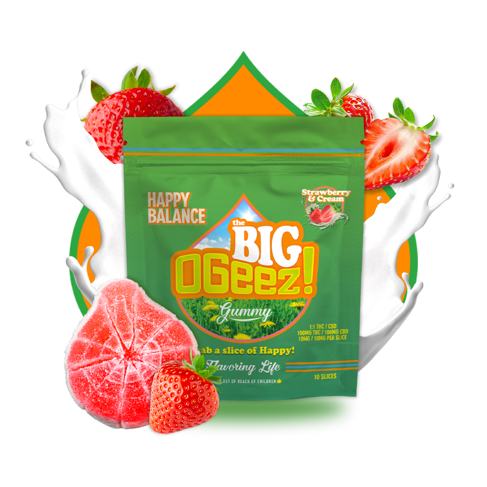 1:1 Strawberries and Cream [1pk] (100mg CBD/100mg THC