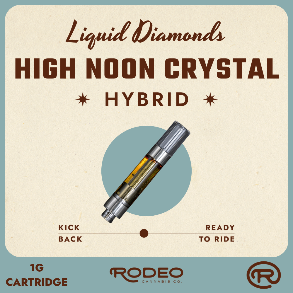 Rodeo Cannabis  High Noon Crystal (H) Liquid Diamonds Vape Cartridge  C0070000571