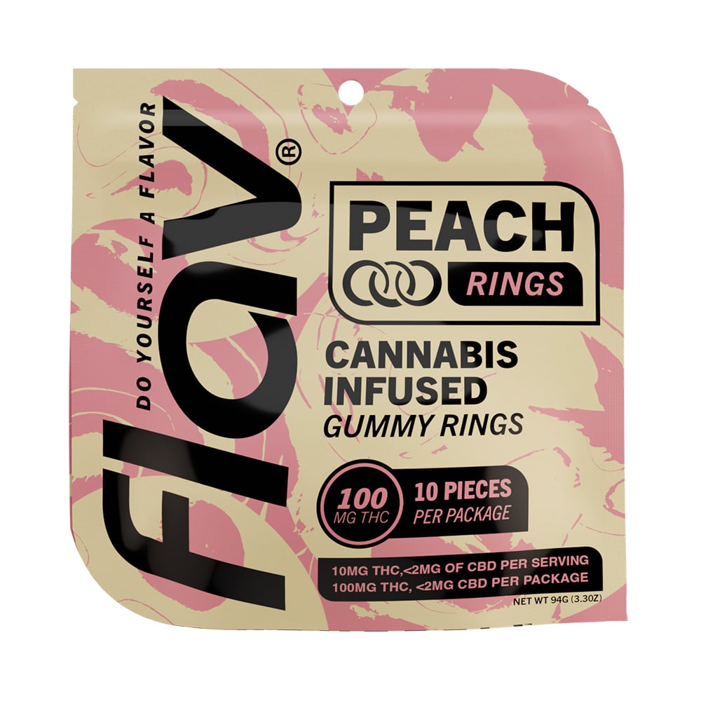 Peach Ring (10 piece 100mg bag)