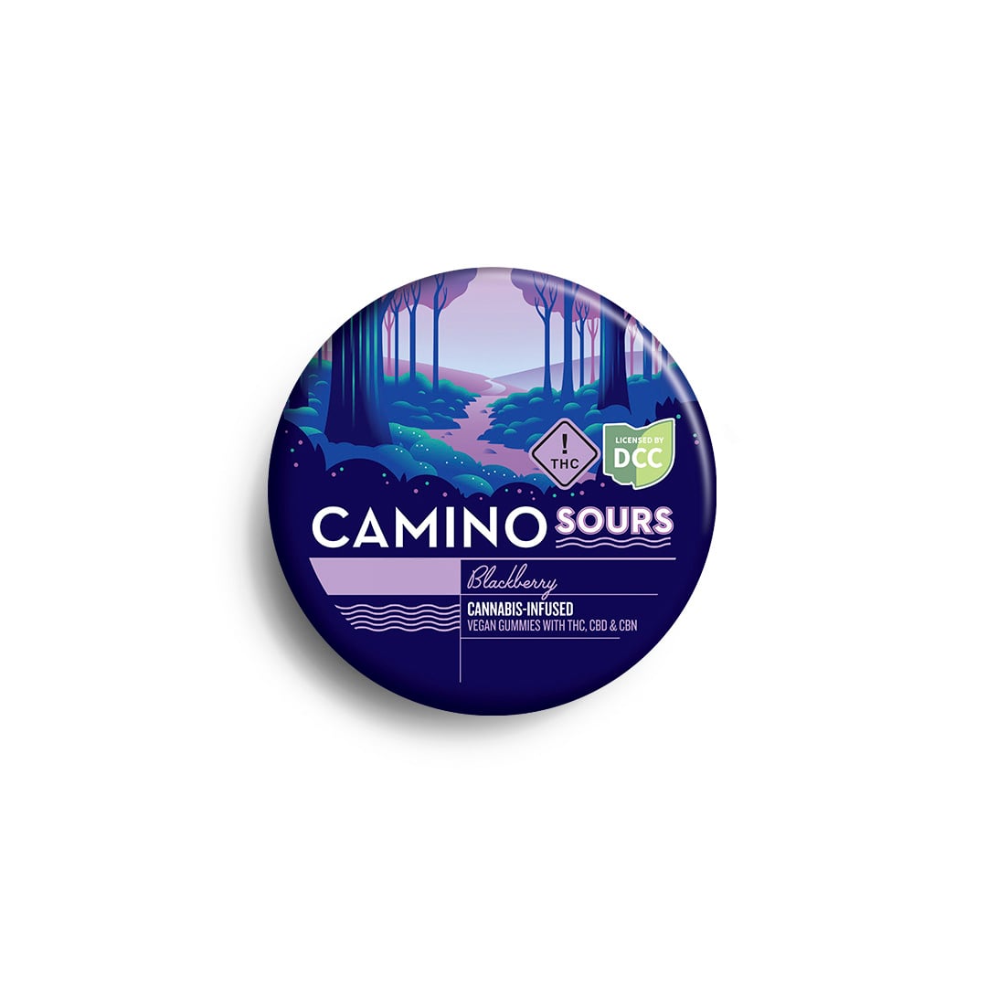 CAMINO - BLACKBERRY DREAM SOURS 1:1:1 - GUMMIES - [100MG THC / 100MG CBD/ 100MG CBN] - 10PK