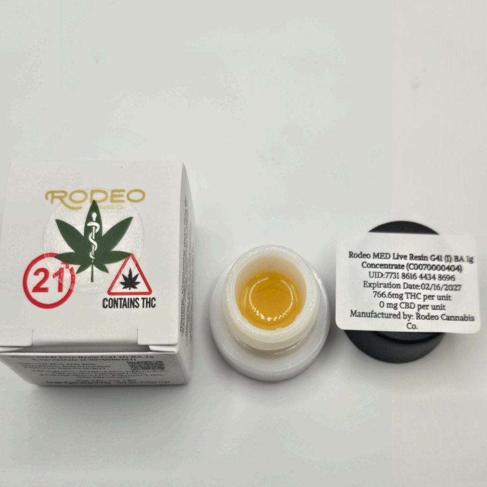 Rodeo Cannabis  G41 (I) Live Resin Badder  C0070000404