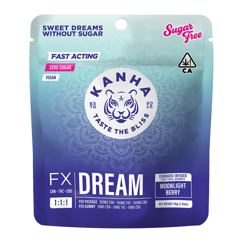1:1:1 Moonlight Berry DREAM [10pk] (100mg CBD/100mg THC/100mg CBN) view 2
