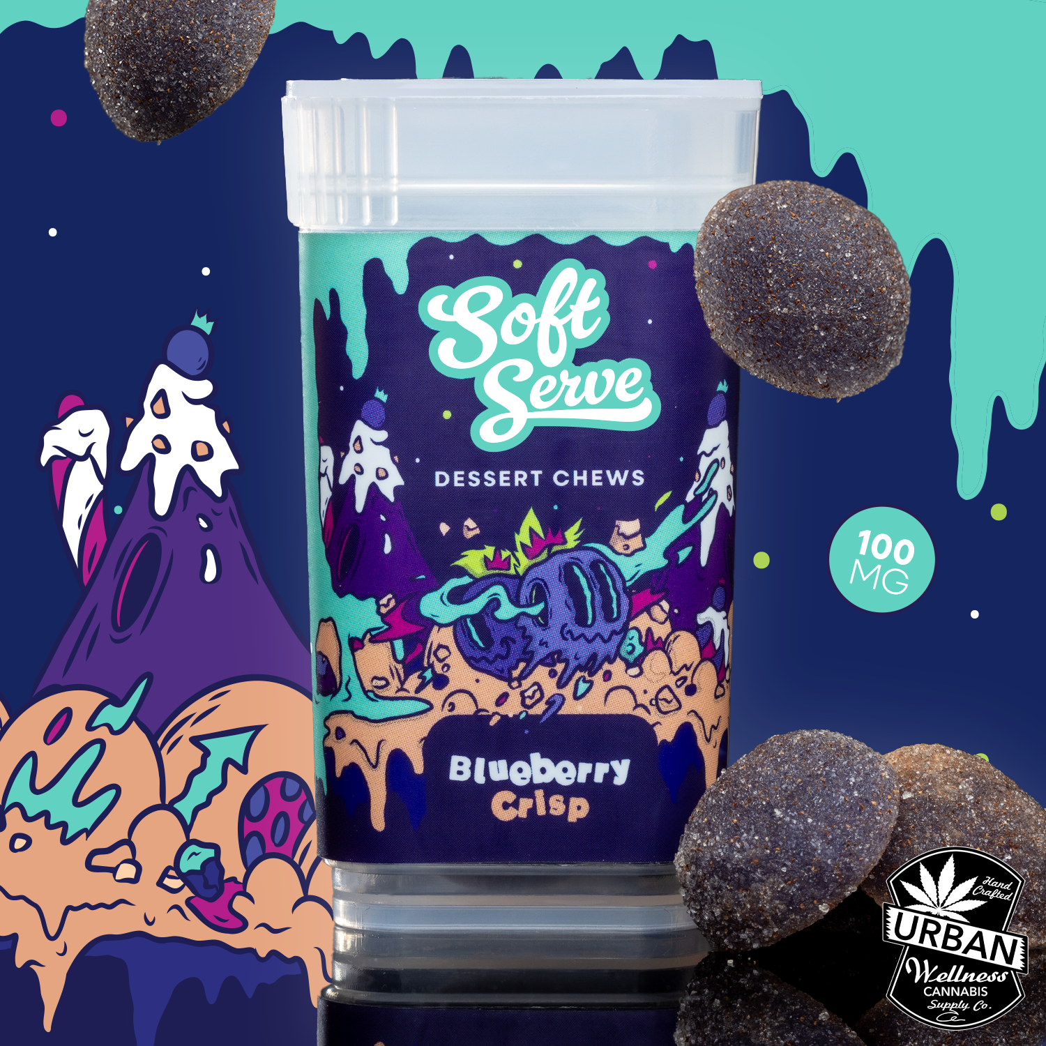 Shop Berry Crunch [10pk] (100mg) | Urban Wellness - 98th