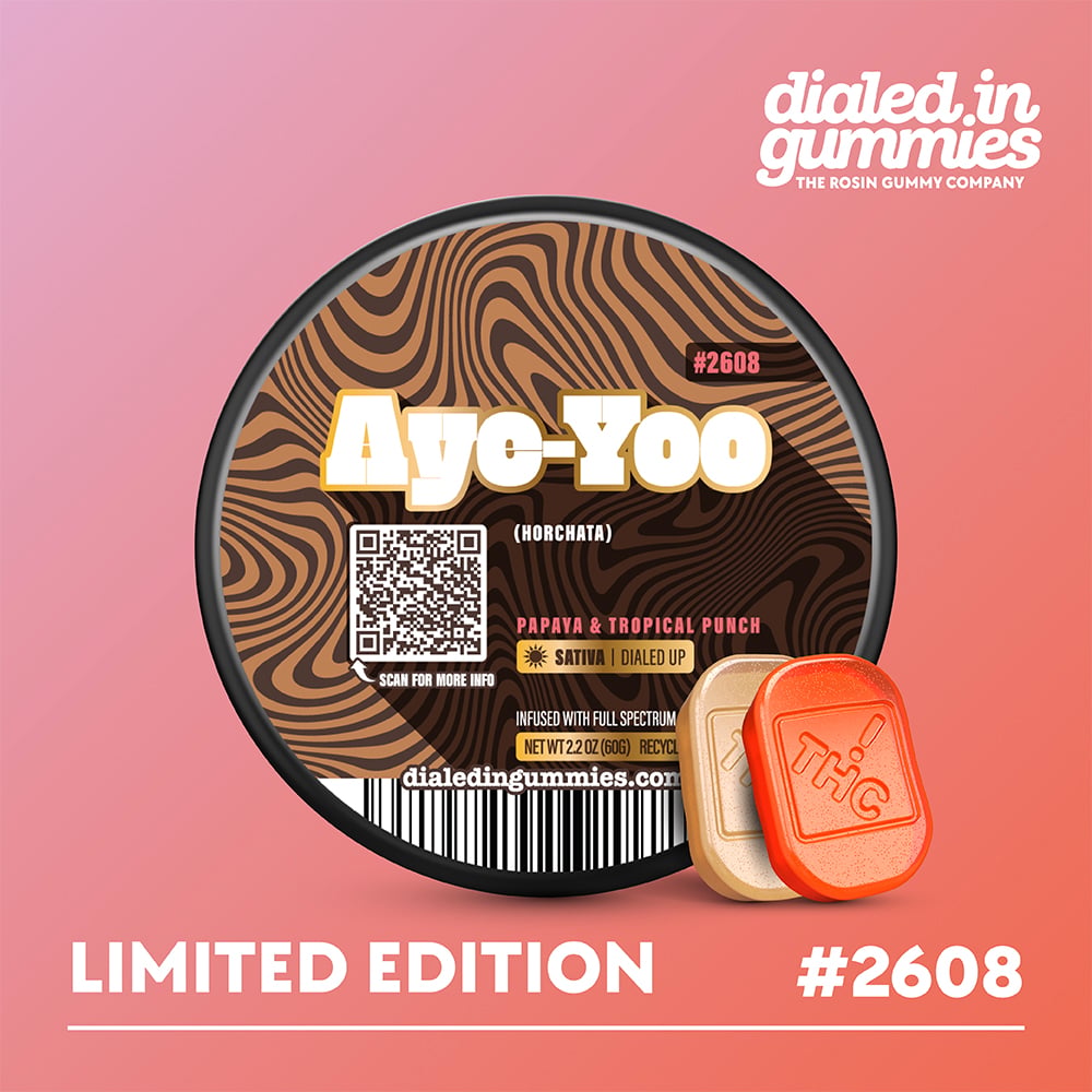 100mg - Aye-Yoo #2608 - Rosin Gummies (10pk)