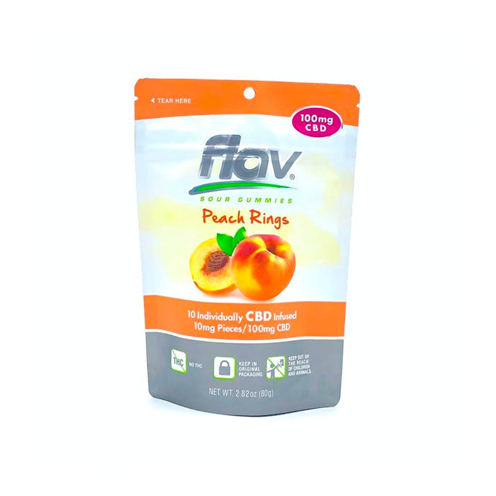 Peach Ring (10 piece 100mg bag) | Flav | Ring - Jane