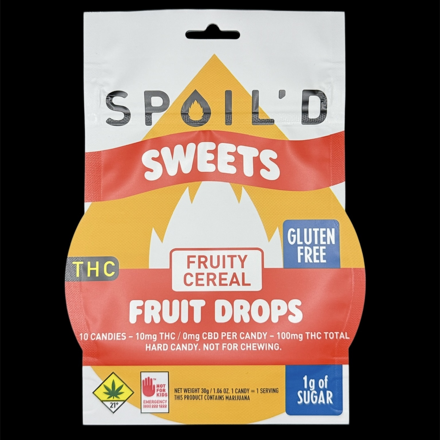 Fruity Cereal Fruit Drops [10pk] (100mg THC)