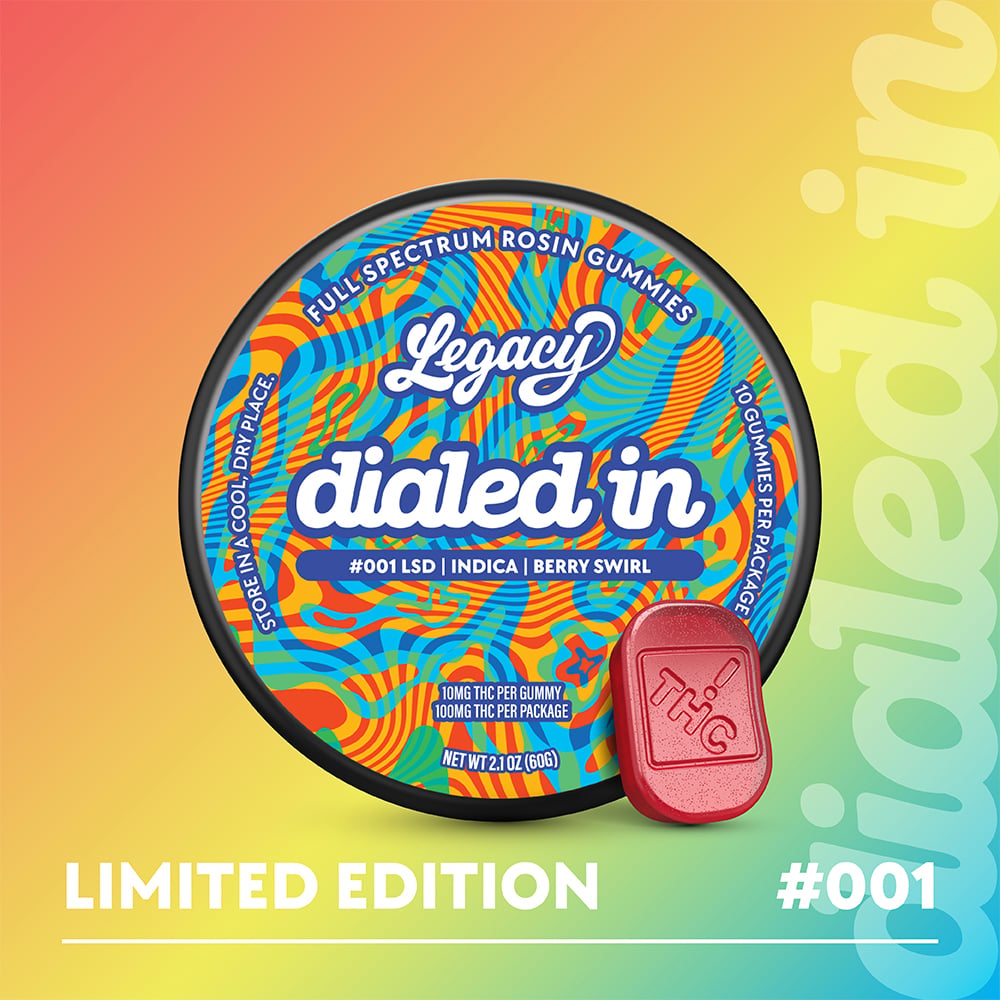 100mg - LSD Berry Swirl #001- Rosin Gummies (10pk)