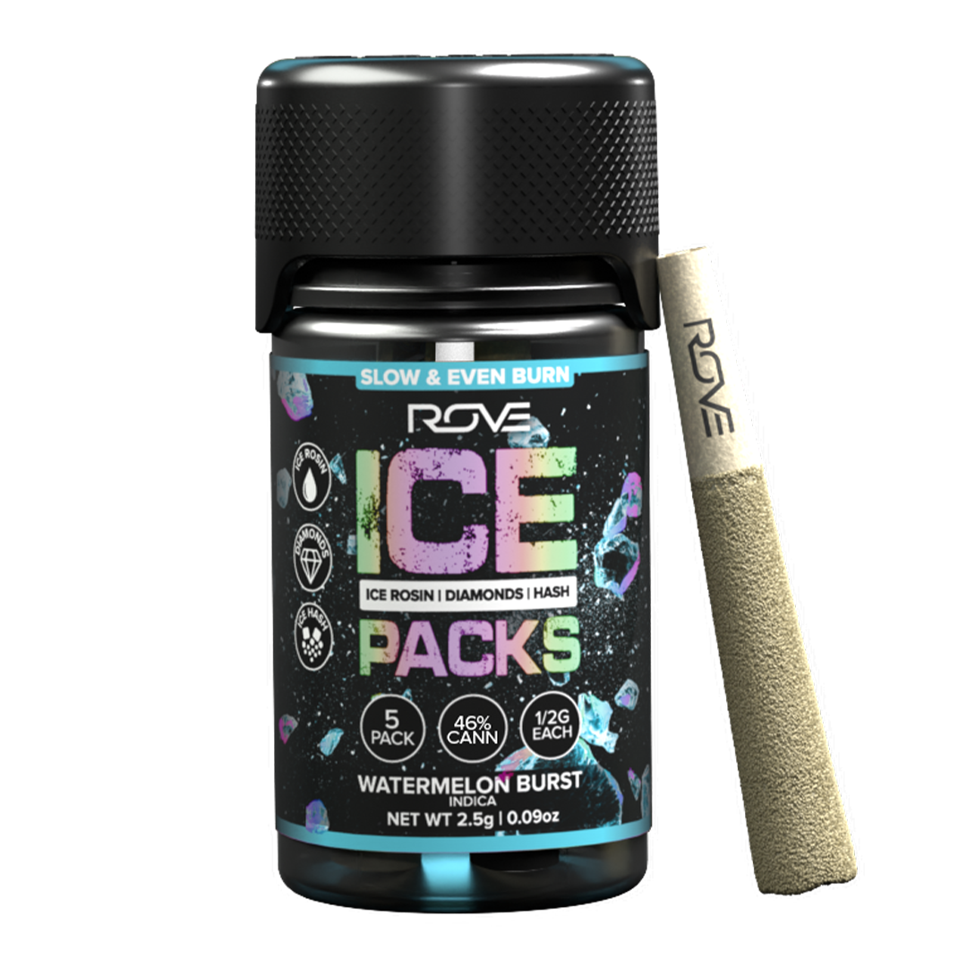 Watermelon Burst - Infused Ice Packs (Rosin, Hash, and Diamonds) [.5g]