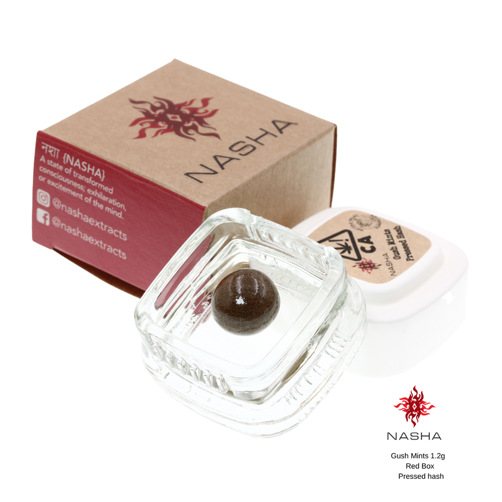 CBD Rich Gush Mints 1.2g Red Pressed Hash