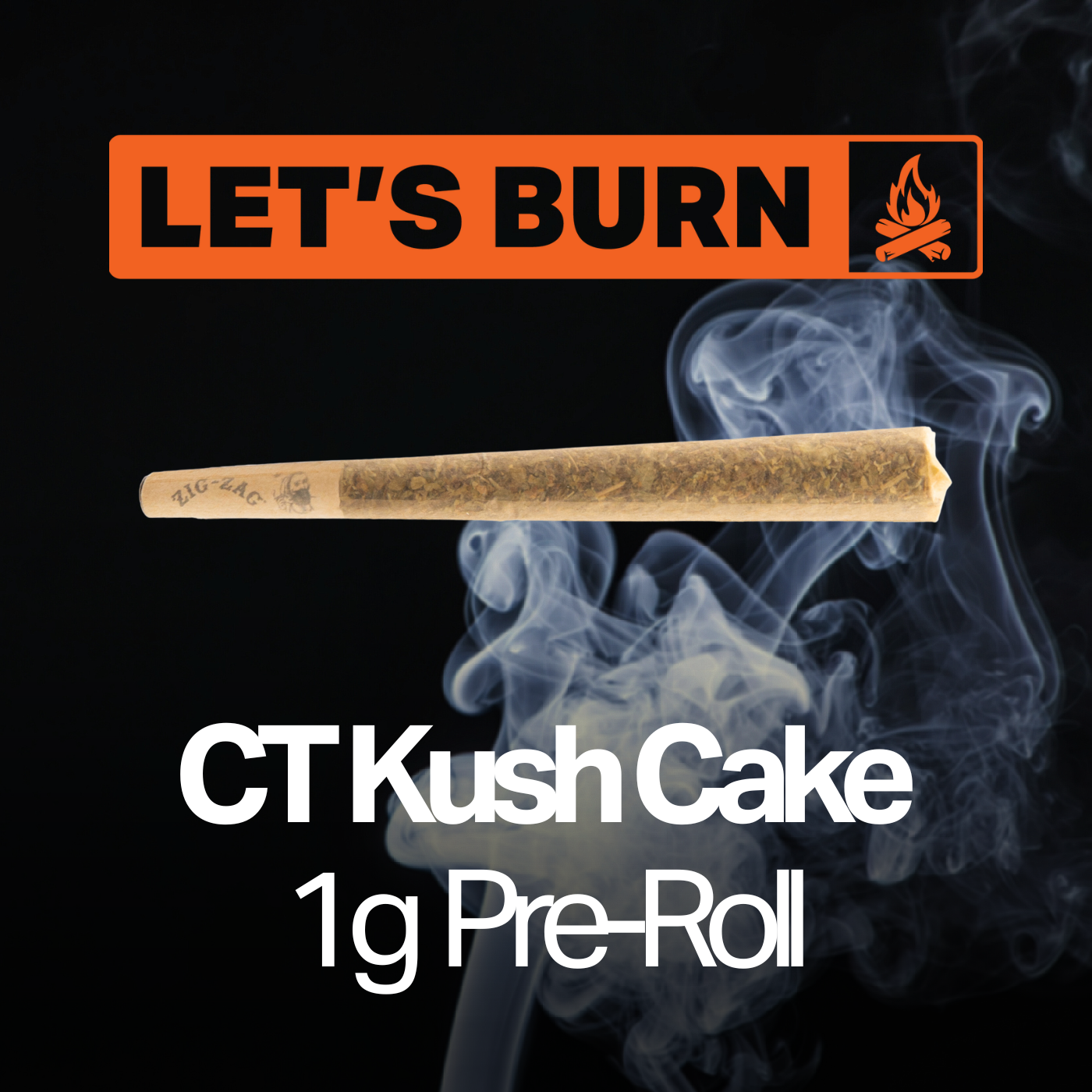 Pre-Roll 1g CT Kush Cake (H) 0010