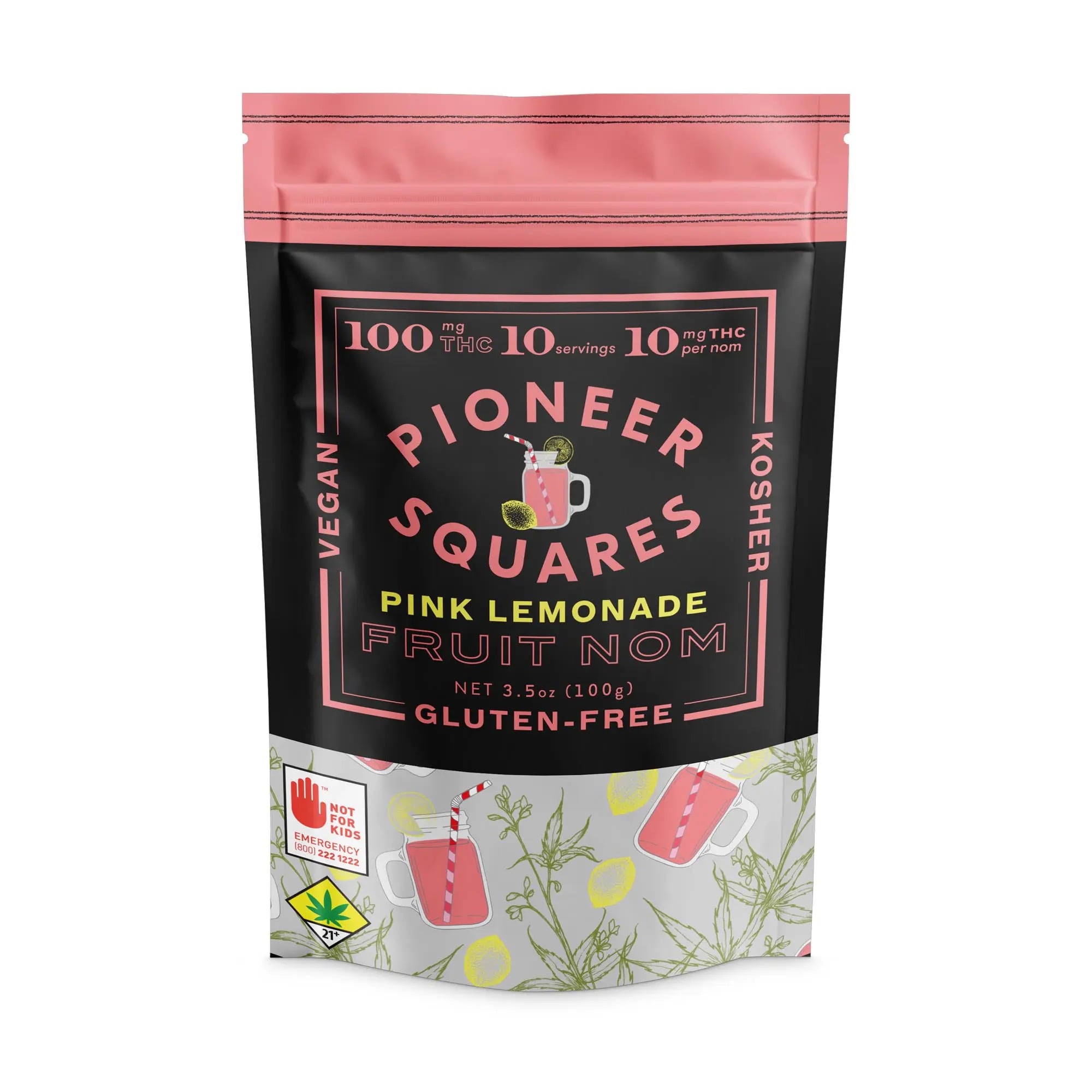 Gummies Pink Lemonade [10pk] (100mg THC)