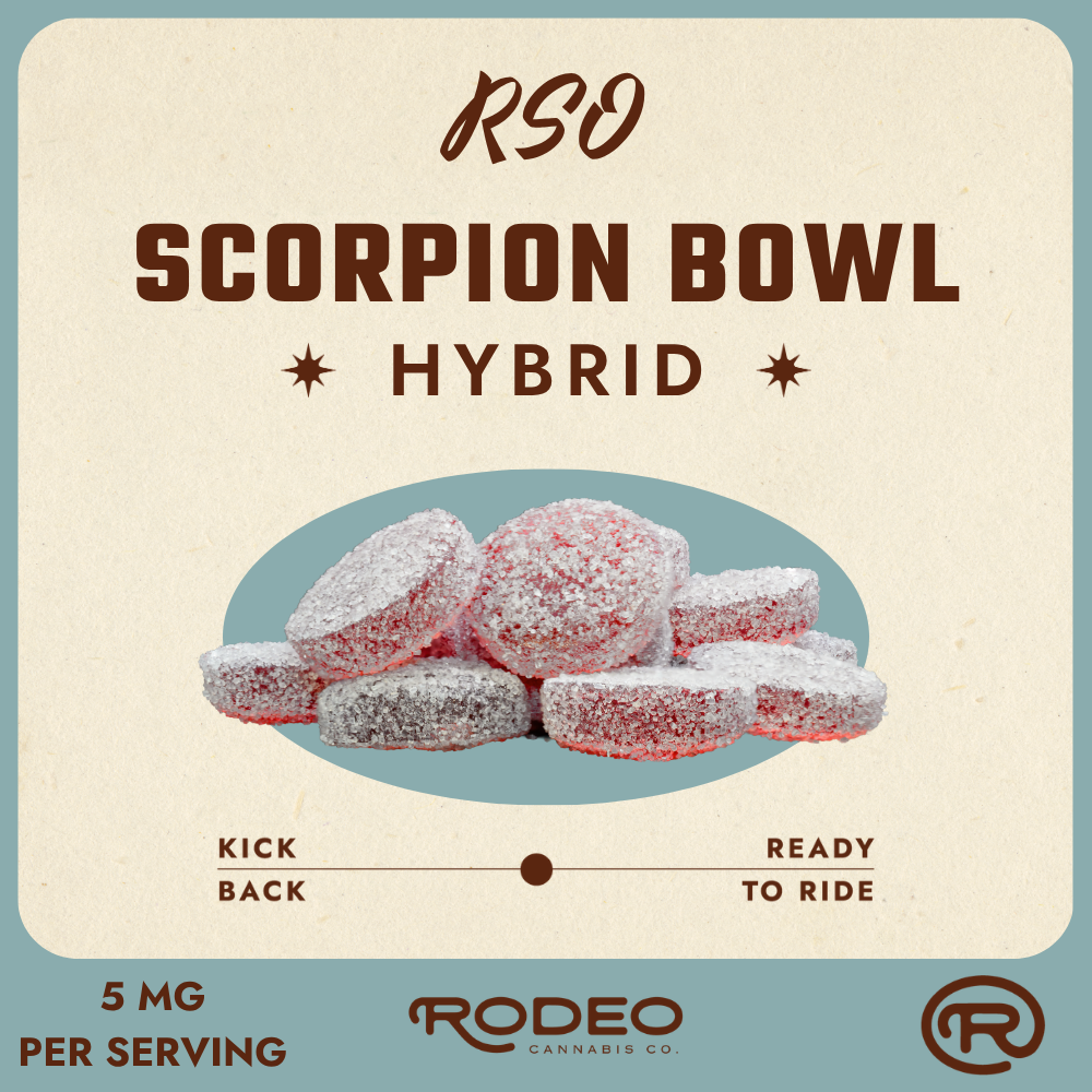 Rodeo Cannabis - Scorpion Bowl (H) RSO Gummies (5mg 20pk) C0070000598