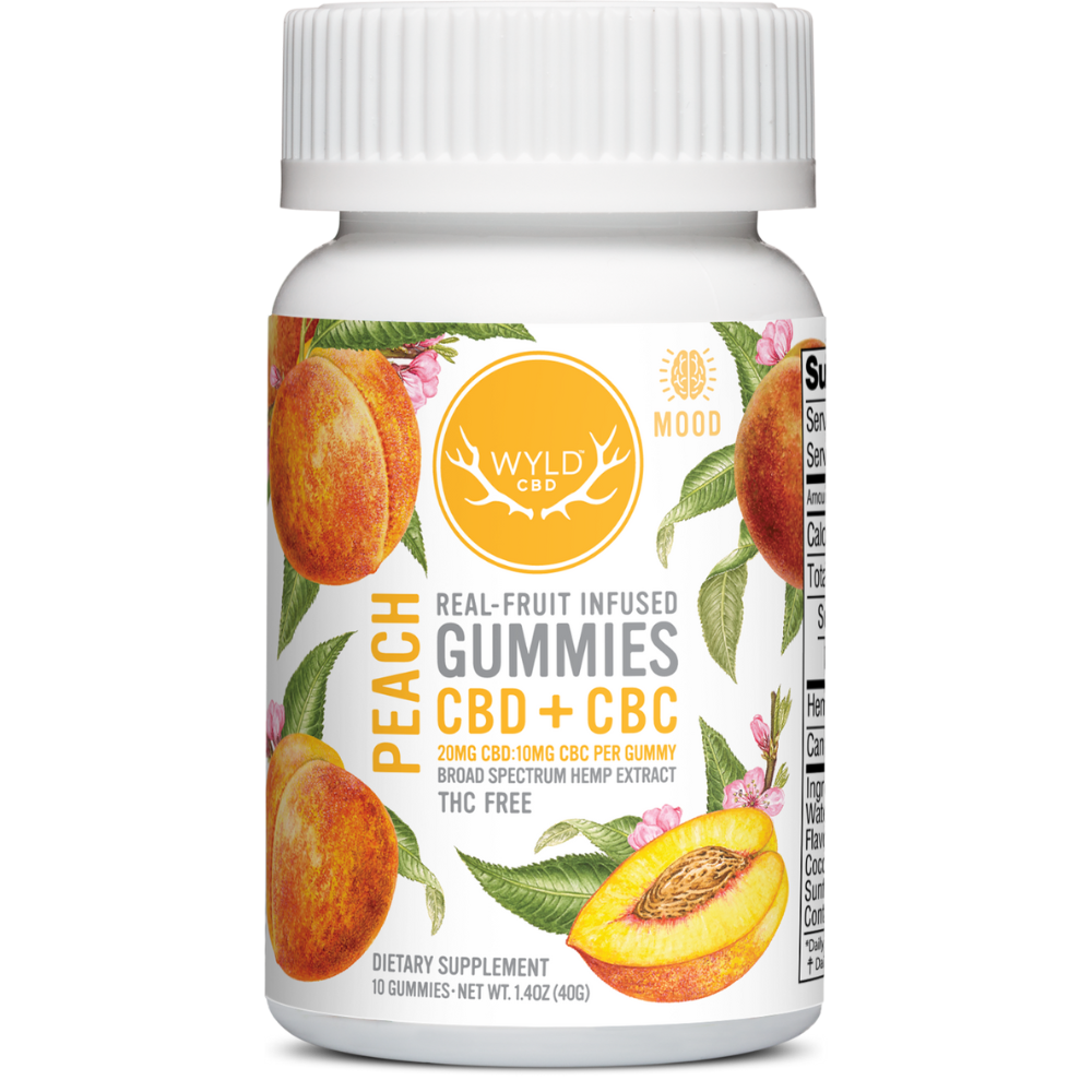200mg Peach CBD:CBC Gummies (10-pack)