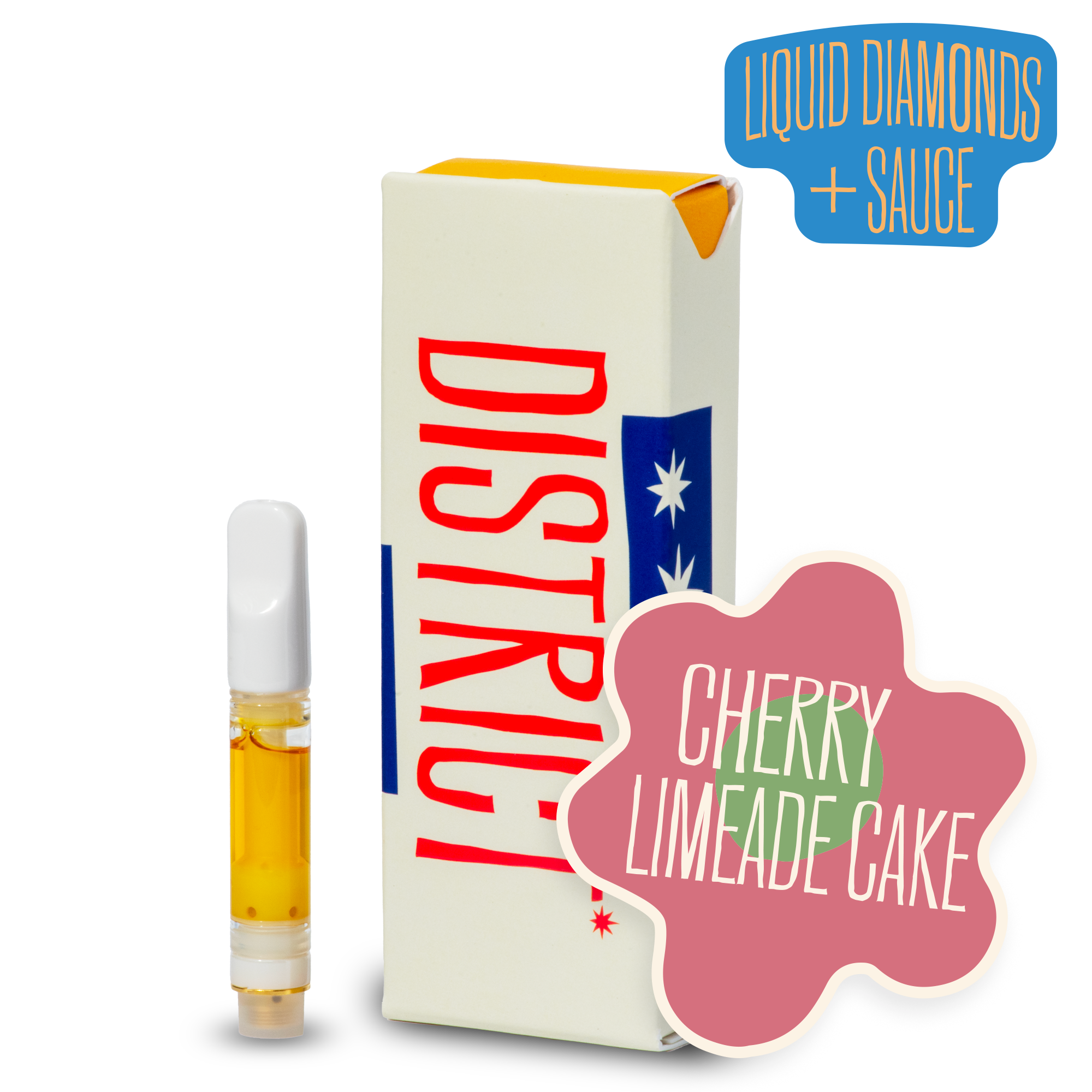Cherry Limeade Cake | District Cannabis - Liquid Diamonds and Sauce Cartridge