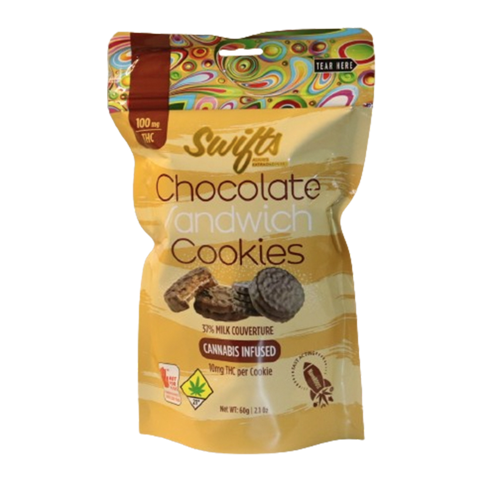Chocolate Covered Sandwich Cookies (100mg) 10-pack