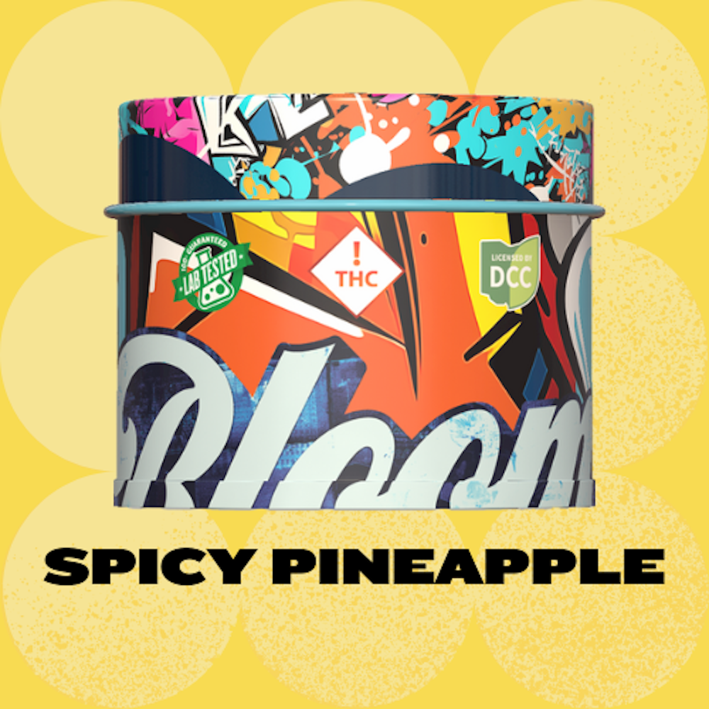 Bloom Cannabis - Spicy Pineapple - Gummies - 100mg - 10pk