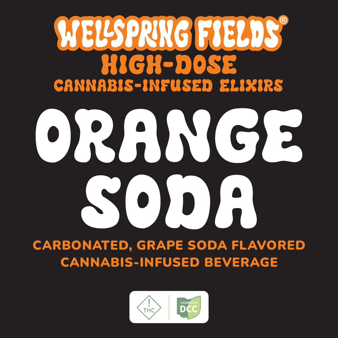 WELLSPRING FIELDS - EXTRA STRENGTH ORANGE SODA - ELIXIR - [200MG] - 2PK