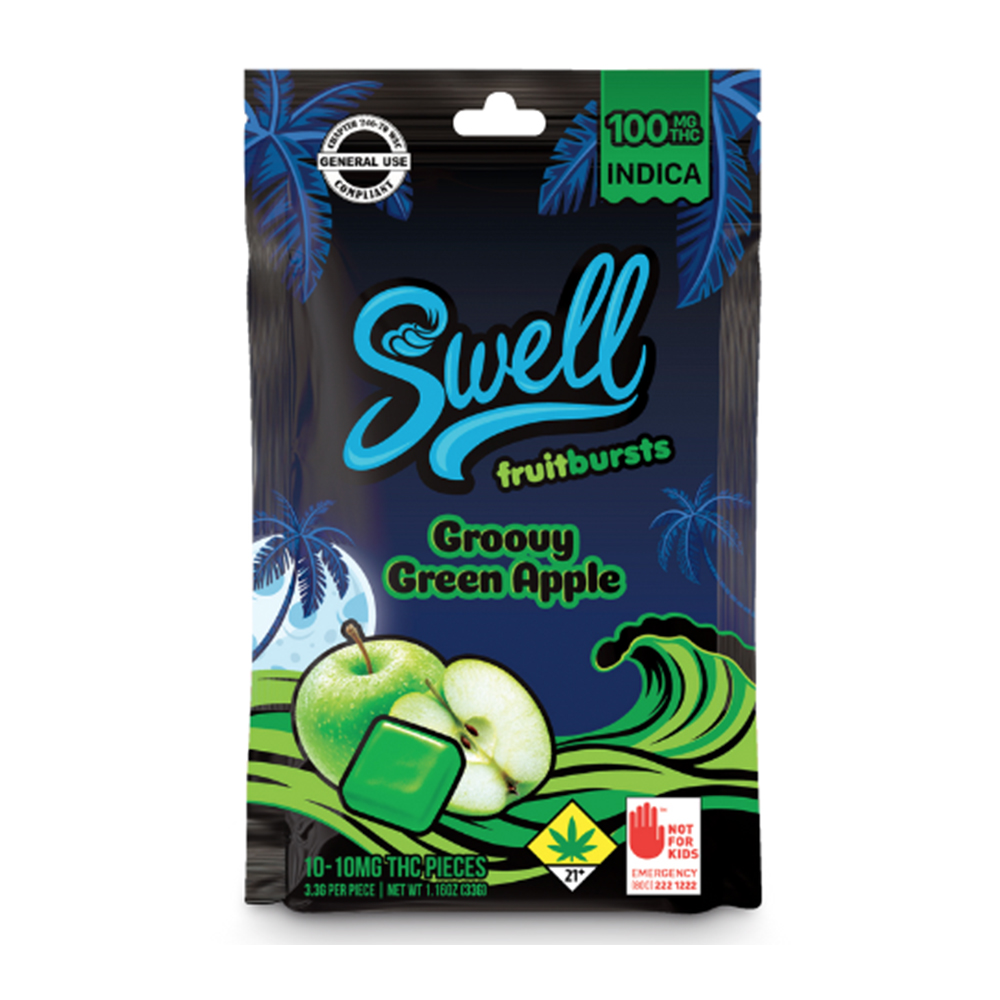 Groovy Green Apple - Indica [10pk] (100mg)