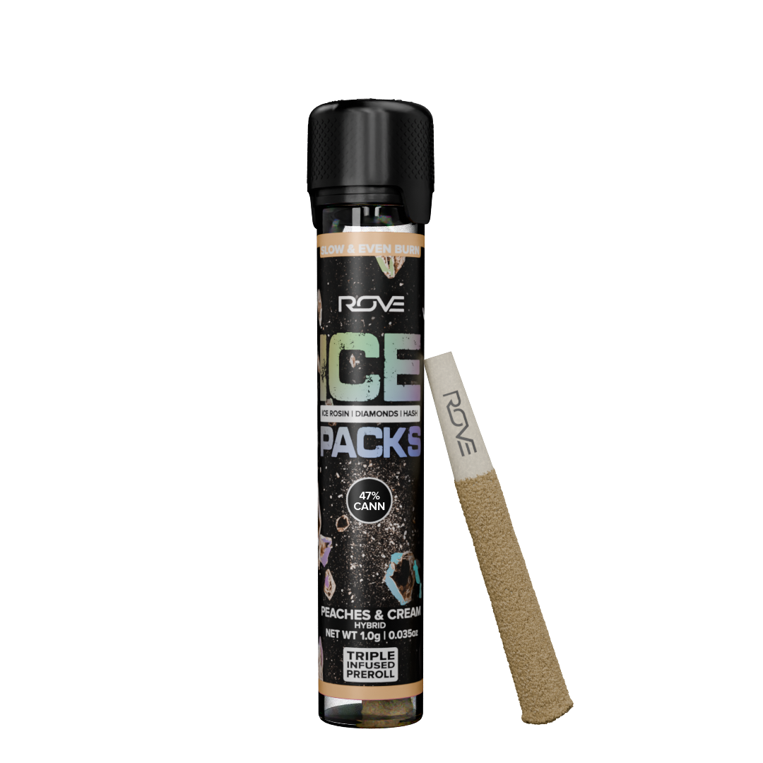 Peaches & Cream - Infused Ice Packs (Rosin, Hash, and Diamonds) [1g]