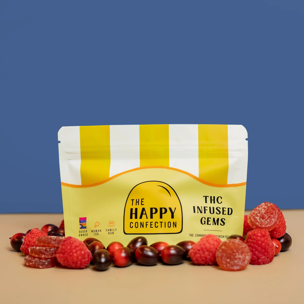 The Happy Confection - Boosted Berry (S) Gummies (24.08mg THC 1.14mg CBG 20pk) C0060000438