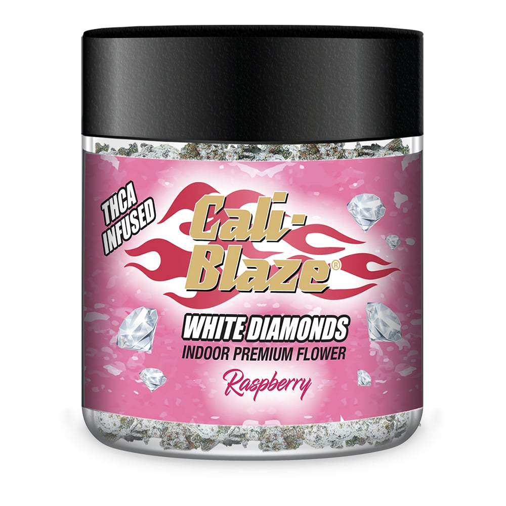 Cali-Blaze - Raspberry White Diamonds - Infused Flower - Indica -
