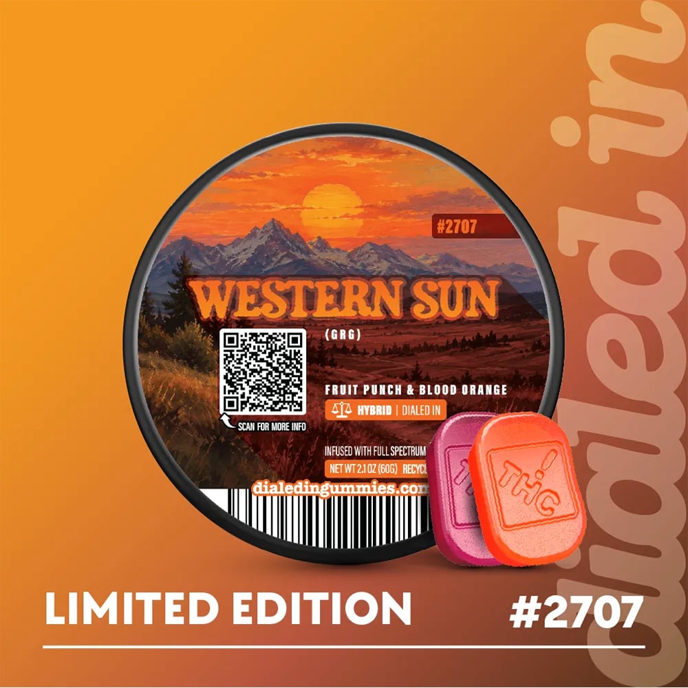 100mg - Western Sun (GRG) #2707 - Rosin Gummies (10pk)