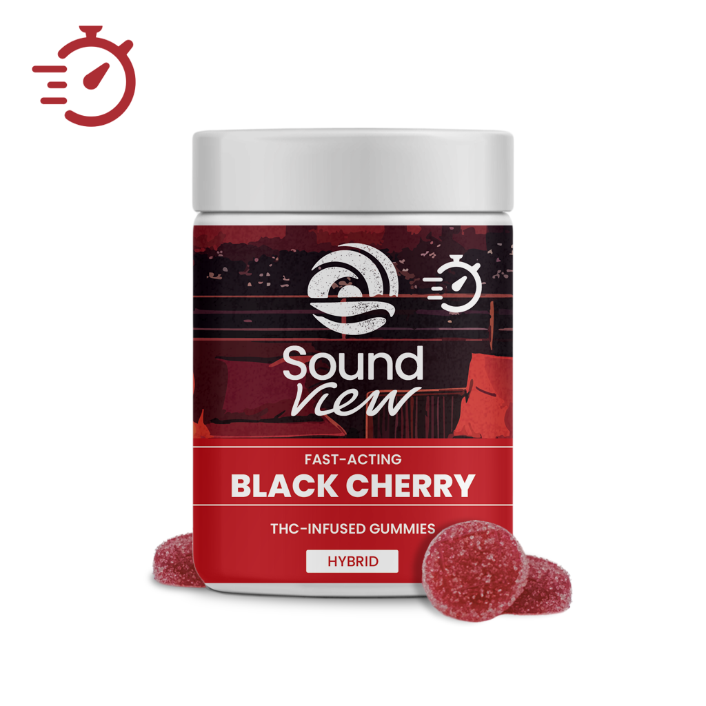 SoundView - Black Cherry (H) Fast Acting Gummies (4.94mg