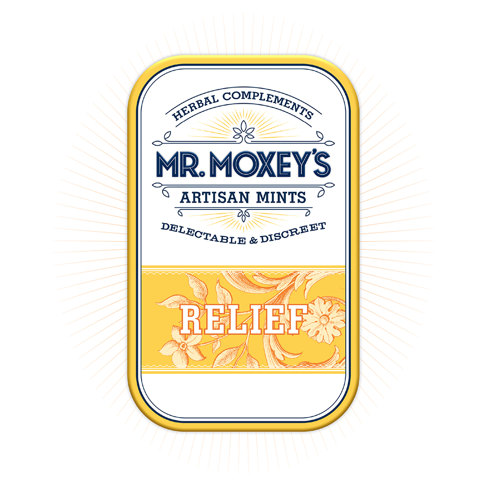 Relief 1:1:1 Lemon Ginger Mints (100mg CBD/100mg THC/100mg CBG)