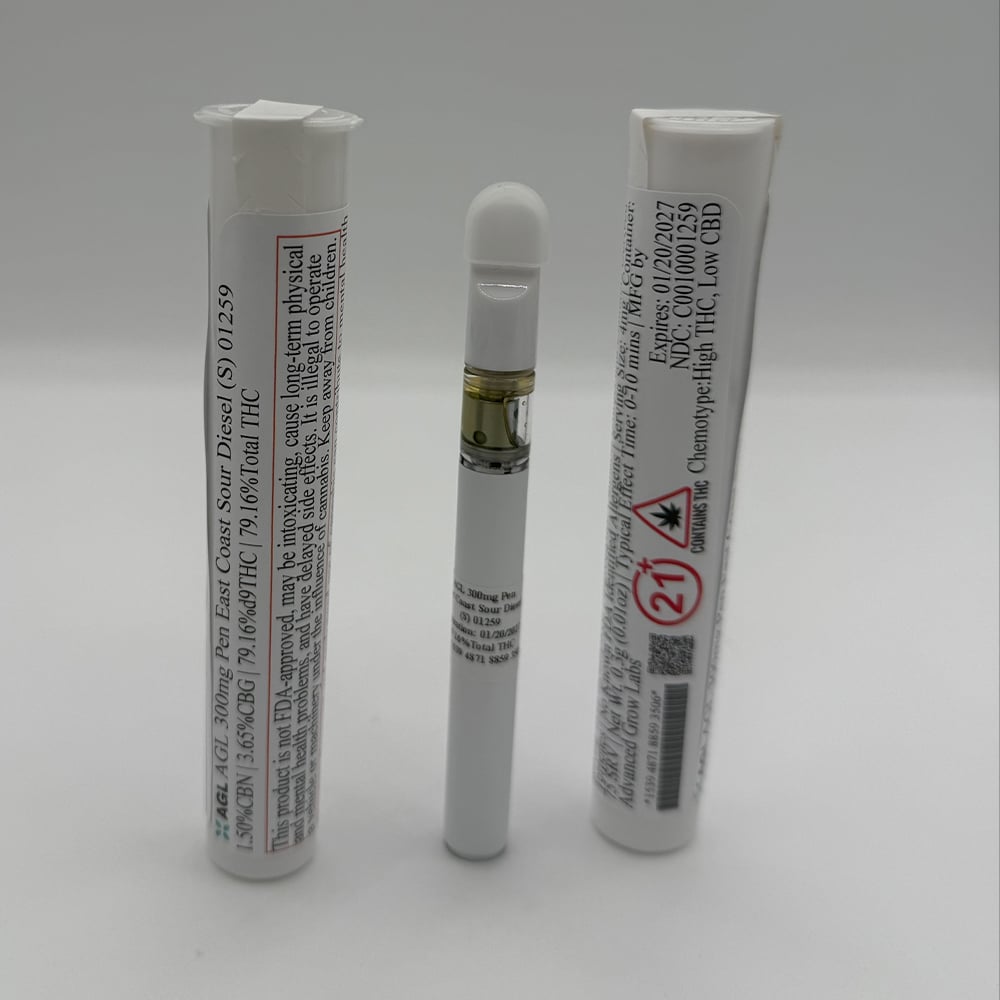 「ばなな 」 Shop AGL East Coast Sour Diesel 79.16% S 01259 Disp. Pen 300mg