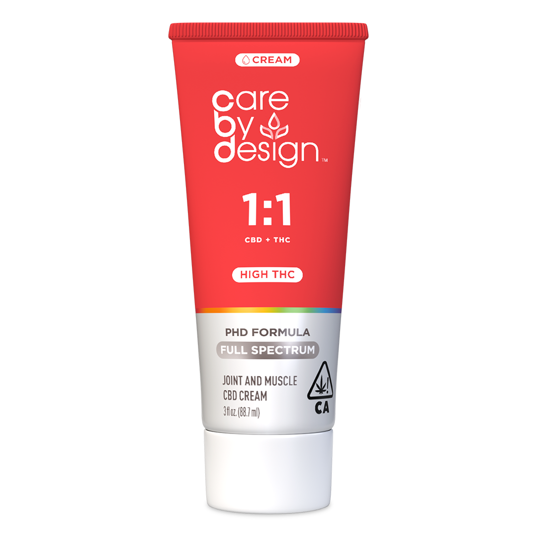 1:1 Joint and Muscle Cream [3oz] (450mg CBD/450mg THC)