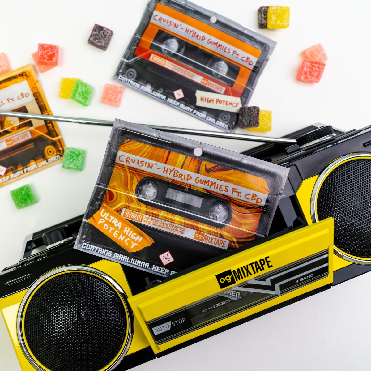 Hybrid Gummies 20pk 2000mg Thc/200mg