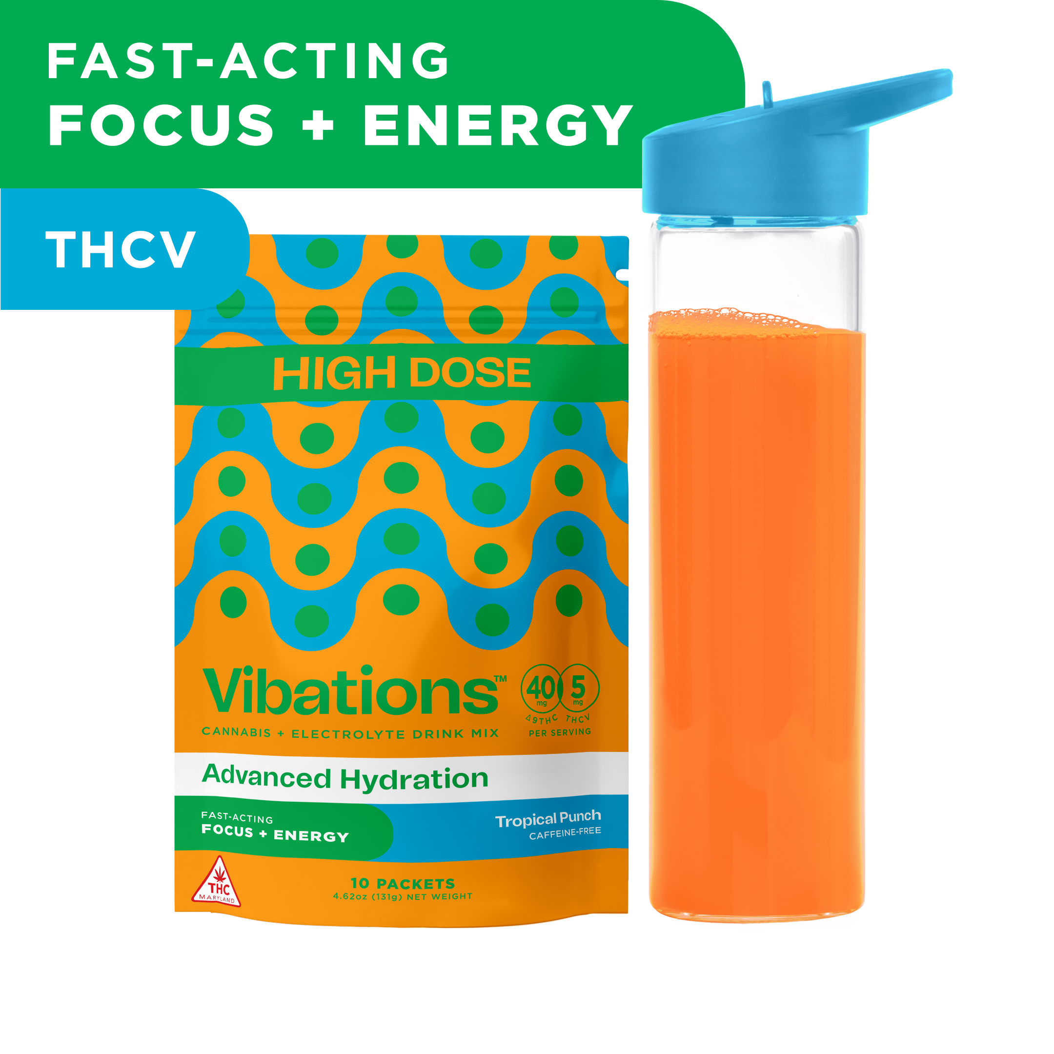 Tropical Punch [10pk] (400mg THC/50mg THCV)