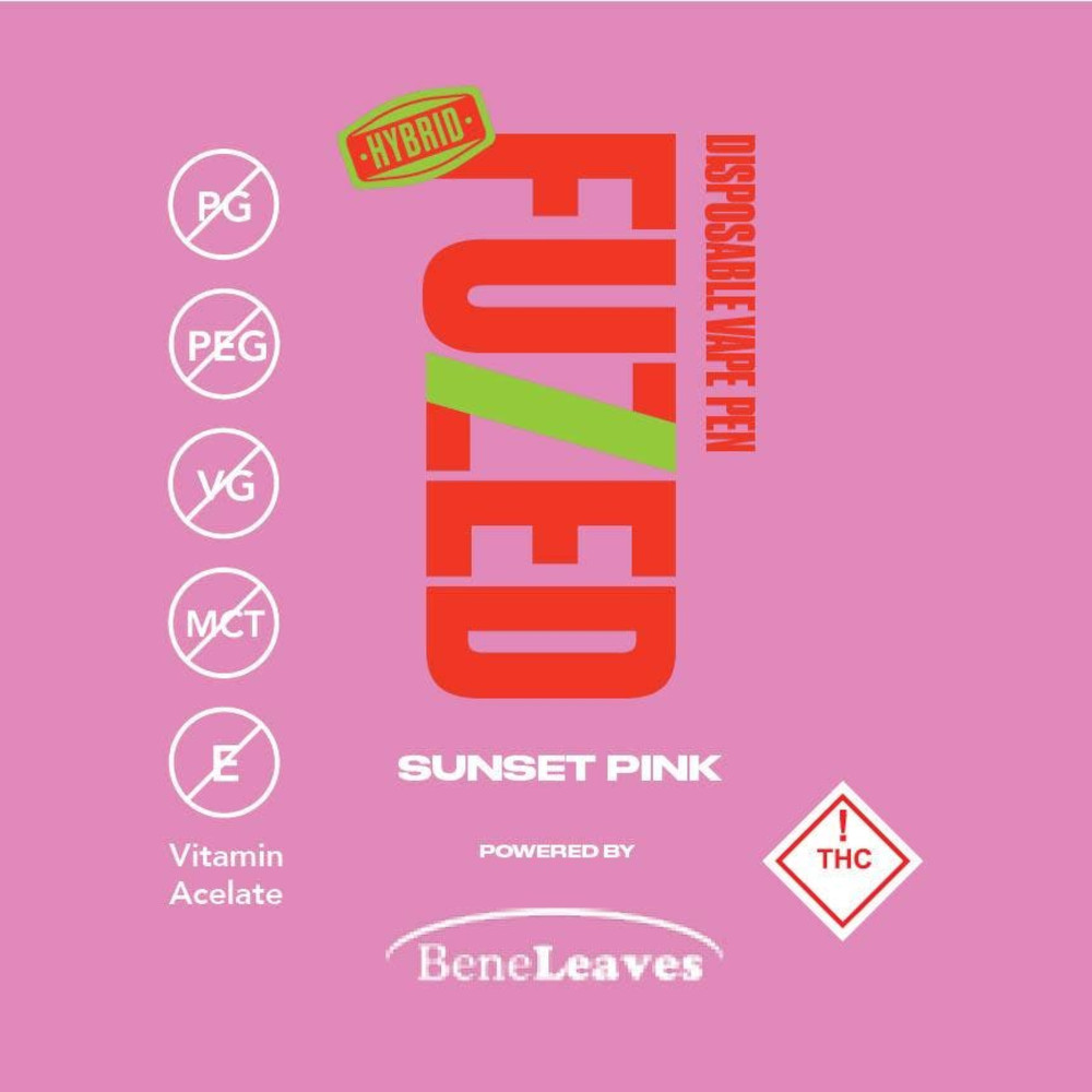 Shop FUZED - SUNSET PINK - DISPOSABLE - [1G] - HYBRID | Bloom Medicinals -  Akron, OH Medical Dispensary Akron, OH