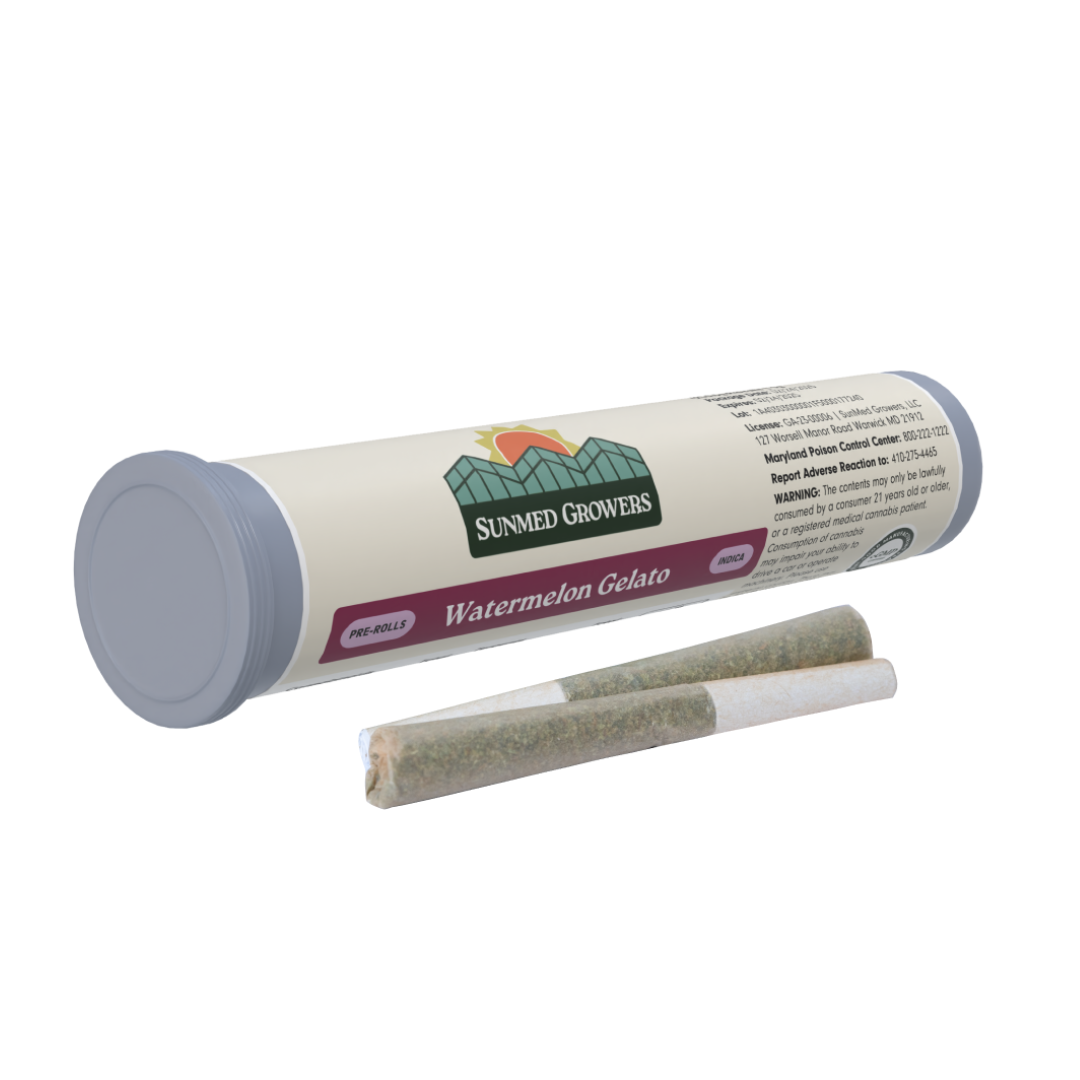Watermelon Gelato Pre-Roll 0.5g 2-Pack