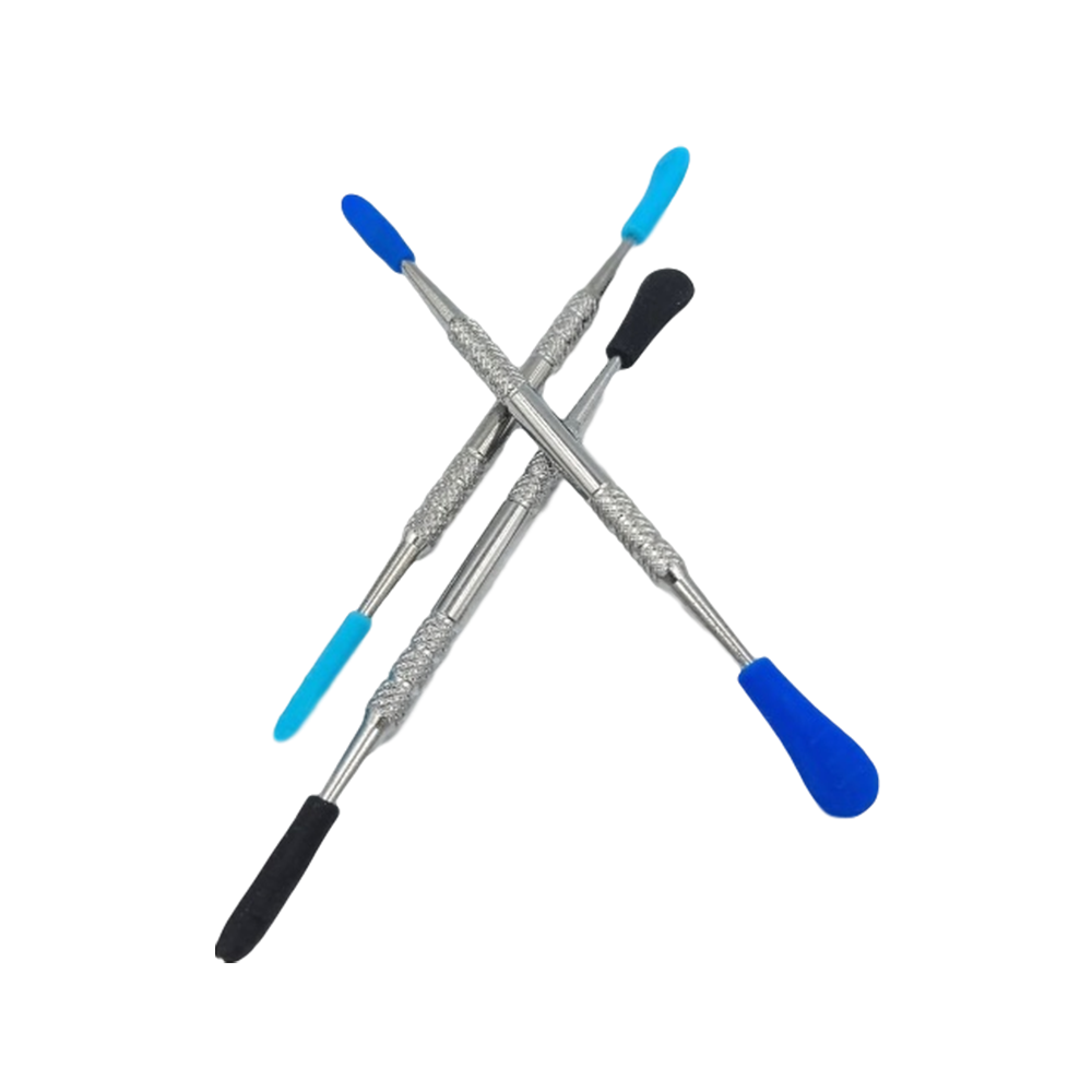 Metal Dabber with Silicone Tips | Assorted Colors | Large | 120mm