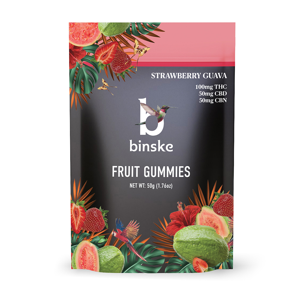 2:1:1 CBN Strawberry Guava Fruit Gummies (100mg THC/50mg CBD/50mg CBN)