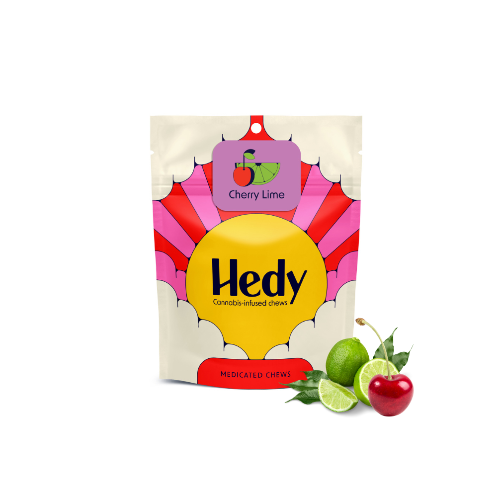 Sour Pineapple [10pk] (100mg) Hedy FastActing Gummies Jane